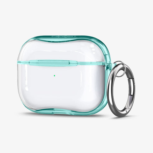 ACS05481 - Apple AirPods Pro 2 Case Ultra Hybrid in crystal clear showing the front
